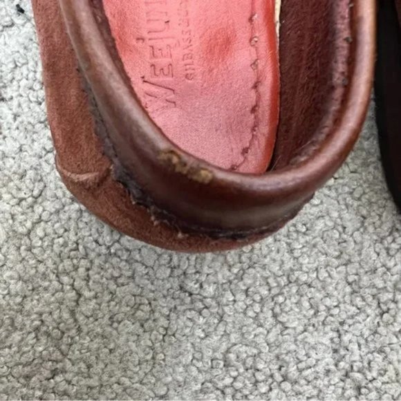 G.H. Bass Whitney Weejuns Loafer Size 10 Brown Hairy Suede - Picture 7 of 12
